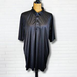 Greg Norman ML75 Microlux UPF 50 Mini Geo Print Polo XXL